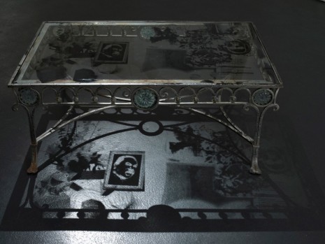 Edgar Arceneaux, King Vanitas Second Stage: When Objects Become Things, (Two Placemats), 2014, Galerie Nathalie Obadia