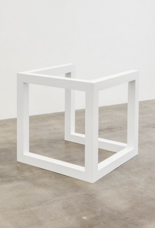 Sol LeWitt, Incomplete Open Cube 10/4, 1974, Blum & Poe
