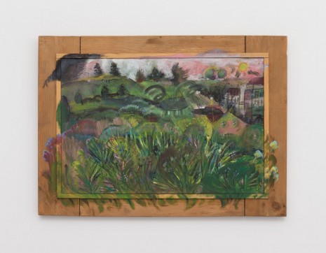 Vidya Gastaldon, Healing Painting (Green paysage + suburb), 2015, Art : Concept