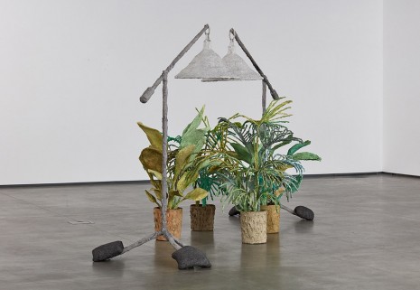 Evan Holloway, Plants and Lamps, 2015, David Kordansky Gallery