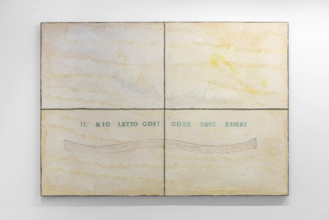 Pier Paolo Calzolari, Untitled (project for My bed as it must be), 1968, kamel mennour