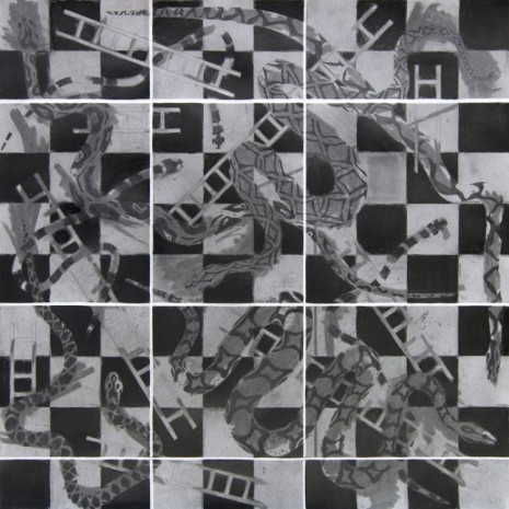 Tina Schulz, O.T. (Snakes and Ladders), 2011, KOW