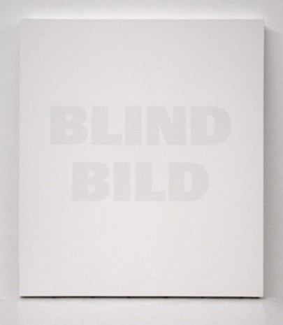 Rémy Zaugg, Blind Bild, 1992, Mai 36 Galerie