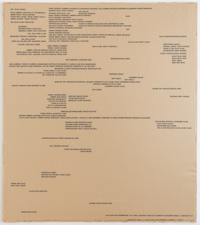 Rémy Zaugg, Ein Blatt Papier II (SOP 205), 1973-1985, Mai 36 Galerie