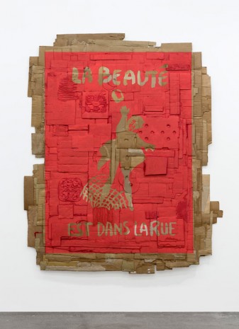 Andrea Bowers, La Beauté Est Danse La Rue (Original silkscreen design by Atelier Populaire, Paris, 1968), 2015, Andrew Kreps Gallery