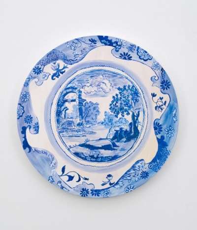 Karen Kilimnik, the blue and white china landscape world, 2015, 303 Gallery