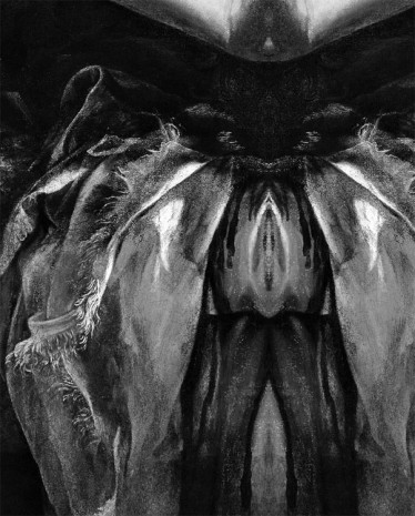 Anna Ostoya, Mirrored Sheets, a Butterfly, Mirrored, 2016, Bortolami Gallery