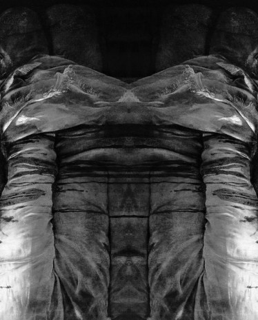 Anna Ostoya, Sheets Mirrored, Face, 2016, Bortolami Gallery