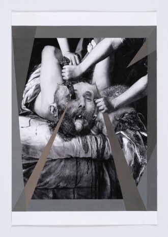 Anna Ostoya, Beheading, Castrating and Blinding with Grey Shards, 2016, Bortolami Gallery