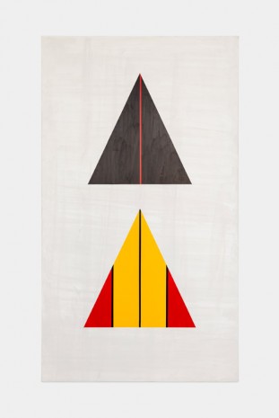 David Diao, Barnett Newman: the Triangle Paintings 2, 2014, Office Baroque