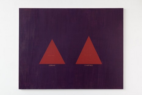 David Diao, Barnett Newman: His Triangle Paintings, 2011, Office Baroque