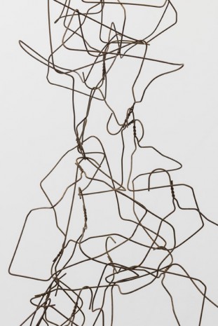 James Welling, Coat Hanger Sculpture (detail), 1975-2015, Regen Projects