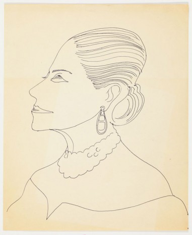 Andy Warhol, Helena Rubinstein, ca. 1957, Anton Kern Gallery