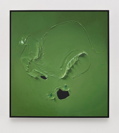 Paul Sietsema, Green painting, 2015, Matthew Marks Gallery