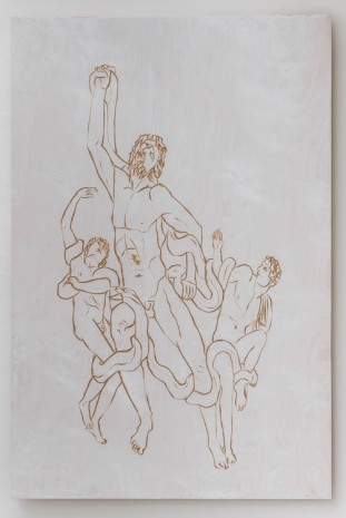 Stephan Balkenhol, Roman men (relief), 2014, Mai 36 Galerie