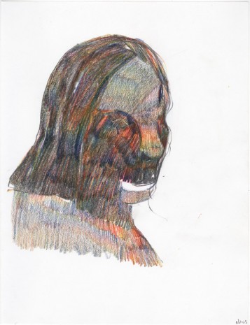 Nicola Tyson, Untitled (sketch book page) #34, 2005, Petzel Gallery