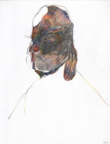 Nicola Tyson, Untitled (sketch book page) #33, 2005, Petzel Gallery