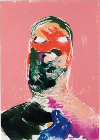 Nicola Tyson, Portrait Head #36, 2003, Petzel Gallery