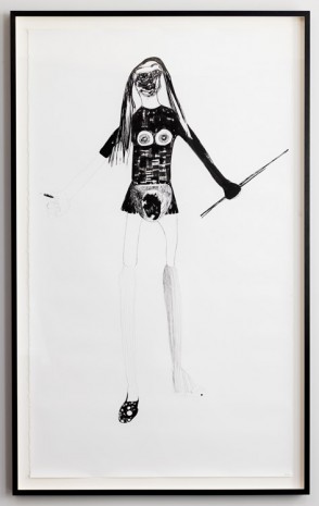 Nicola Tyson, Pencil Stub, 2016, Petzel Gallery