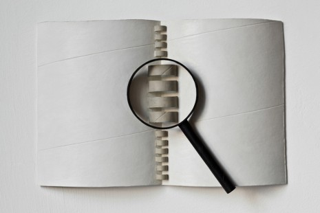 Ricky Swallow, Binder With Magnifying Glass, 2011, Marc Foxx (closed)