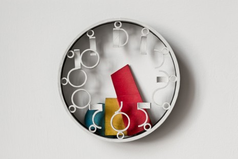 Ricky Swallow, Wall Clock with Primary Parts, 2011, Marc Foxx (closed)