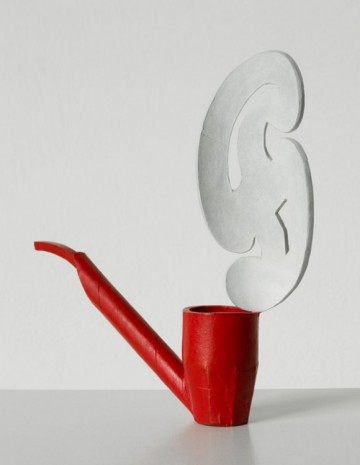 Ricky Swallow, Red Pipe with Smoke, 2011, Marc Foxx (closed)