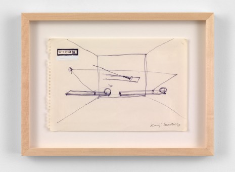 Keiji Uematsu, Project drawing, 1973, Simon Lee Gallery
