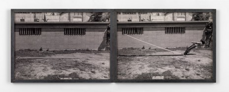 Keiji Uematsu, Board/Man/Rope, 1973, Simon Lee Gallery