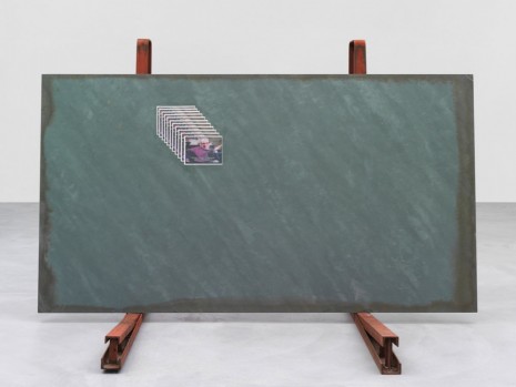 Matias Faldbakken, Stone Slab (Deleuze/Hill), 2016, Galerie Eva Presenhuber