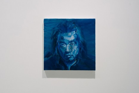 Yan Pei-Ming, Yan Pei-Ming: Blue Portrait of the artist, 2016 , MASSIMODECARLO