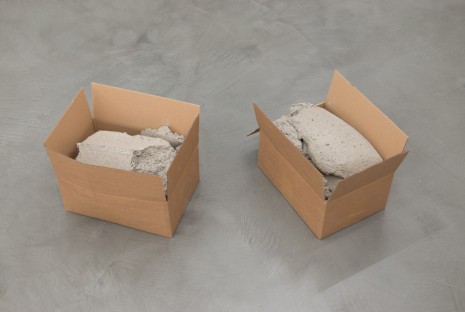 Christoph Weber, Cartons pierres, 2016, Galerie Jocelyn Wolff