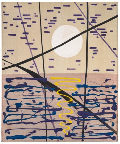 Sigmar Polke, Mondlandschaft mit Schilf (Moonlit Landscape with Reeds), 1969, David Zwirner