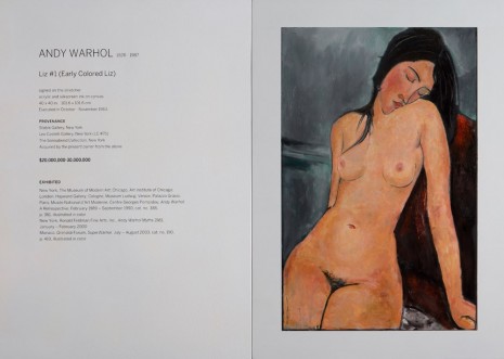 Stephane Graff, Untitled (Warhol / Modigliani), 2015, Almine Rech
