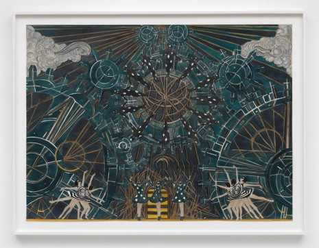 Marcel Dzama, The Clock, 2015-16 , Sies + Höke Galerie