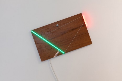 Haroon Mirza, LED Circuit Composition 9, 2014, Kate MacGarry
