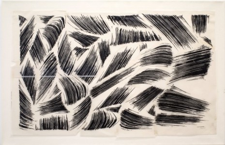 Thomas Bayrle, Variationen eines Pinselstrichs, 1989/2012, Galerie Mezzanin