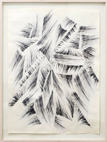 Thomas Bayrle, Kompositionen aus einem variierten Pinselstrich, 1985, Galerie Mezzanin