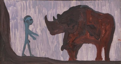 A.R. Penck, Nashorn (Rhinoceros), 1967, Michael Werner