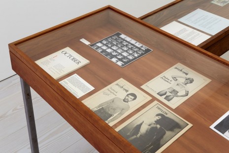 Joseph Grigely, The Gregory Battcock Archive (detail), 2009-2016, Marian Goodman Gallery