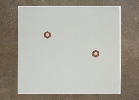Valentin Carron, A rectangle two nuts, 2016, David Kordansky Gallery