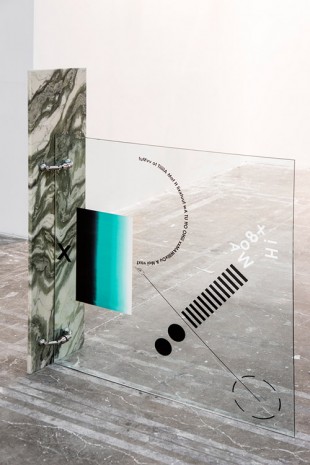 José Léon Cerrillo, Abstract rules for a concrete action, 2014, Perrotin