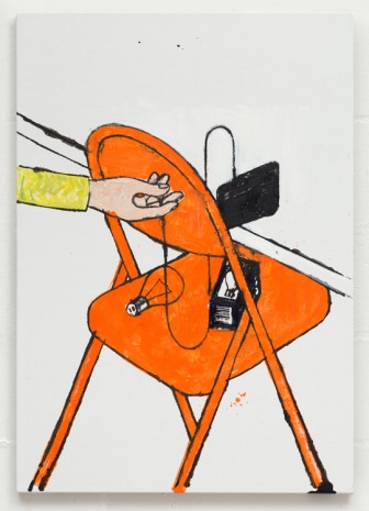 Stuart Cumberland, How To Change a Lightbulb - Orange Chair, 2016 , The Approach