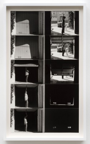 Lew Thomas, OPENING & CLOSING THE GARAGE DOOR: 2 Perspectives, 1972, printed 2015, Cherry and Martin