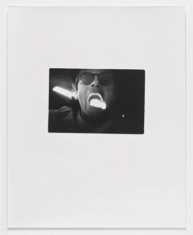 Lew Thomas, Eat/Light (Self-Portrait #1), 1972, Cherry and Martin