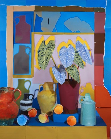 Daniel Gordon, Still Life with Oranges, Vessels, and House Plant, 2016 , BolteLang