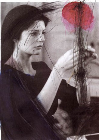 Arnulf Rainer,  Chiara Mastroianni, 1999, Galerie Thaddaeus Ropac