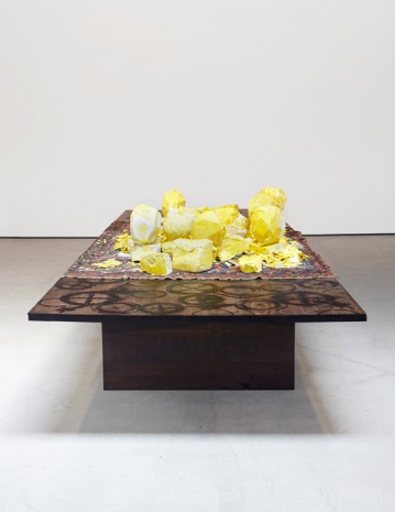 Rashid Johnson, Untitled (shea butter table), 2016 , Hauser & Wirth