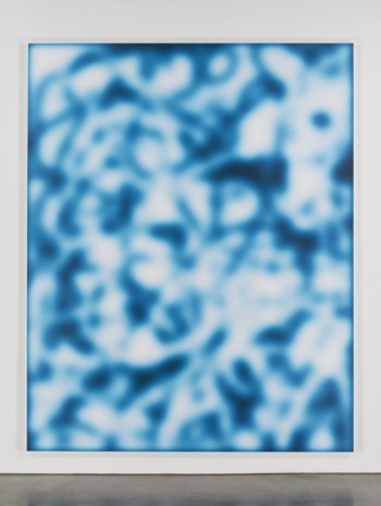 Jeff Elrod, Untitled (blue blur), 2016 , Luhring Augustine