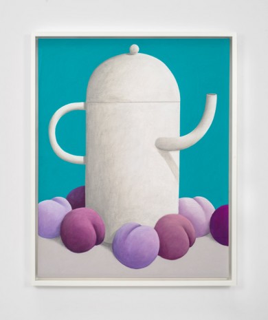 Nicolas Party, Teapot and Purple Fruits, 2016 , The Modern Institute
