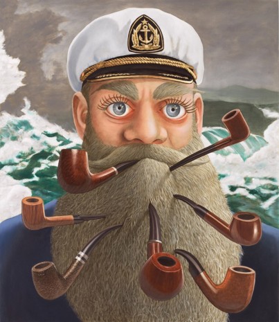 Sean Landers, Captain Homer (Seven Pipes for Seven Seas), 2016, Capitain Petzel